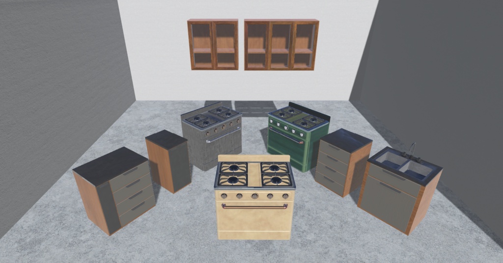 【VRChat】Linluo’s Furniture Pack (全114点)
