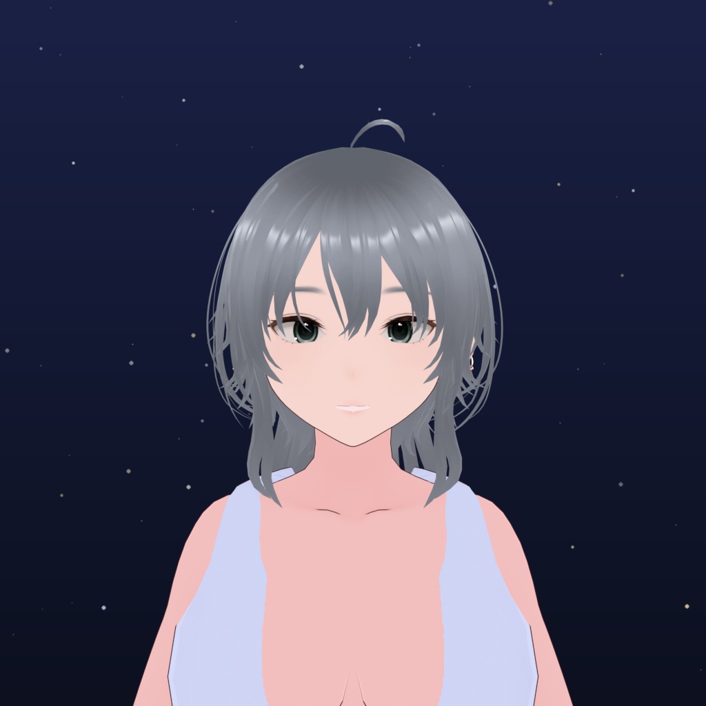 【無料配布】CBRピアス|VRM・VRChat・MMD対応の3Dアクセサリー素材【FBX+PMX同梱/要Unity設定】