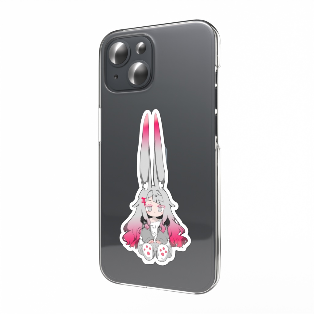 みみのこおすわり　ステッカー