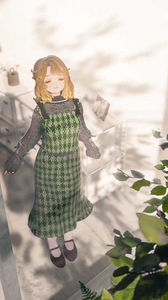 【複数アバター対応】mellow lady eau de toilette.【3D衣装モデル】