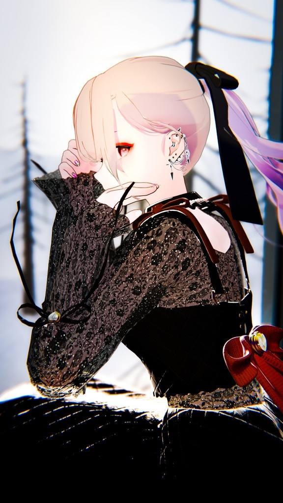 【複数アバター対応】mellow lady eau de toilette.【3D衣装モデル】