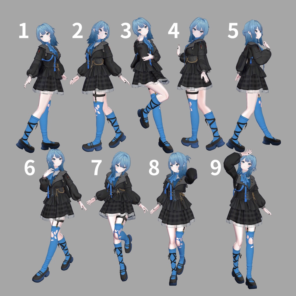 ワールドで良い感じに映えるポーズ集