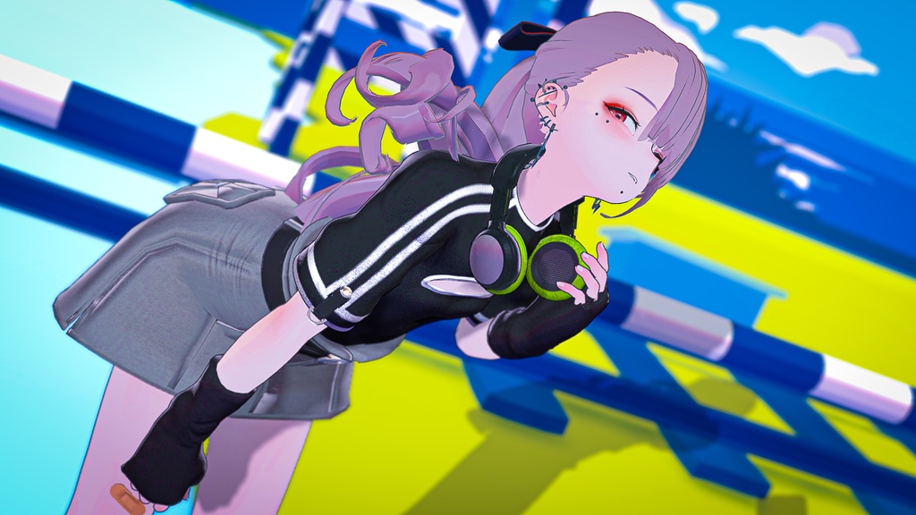 【複数アバター対応】VELOXIA【3D衣装モデル】