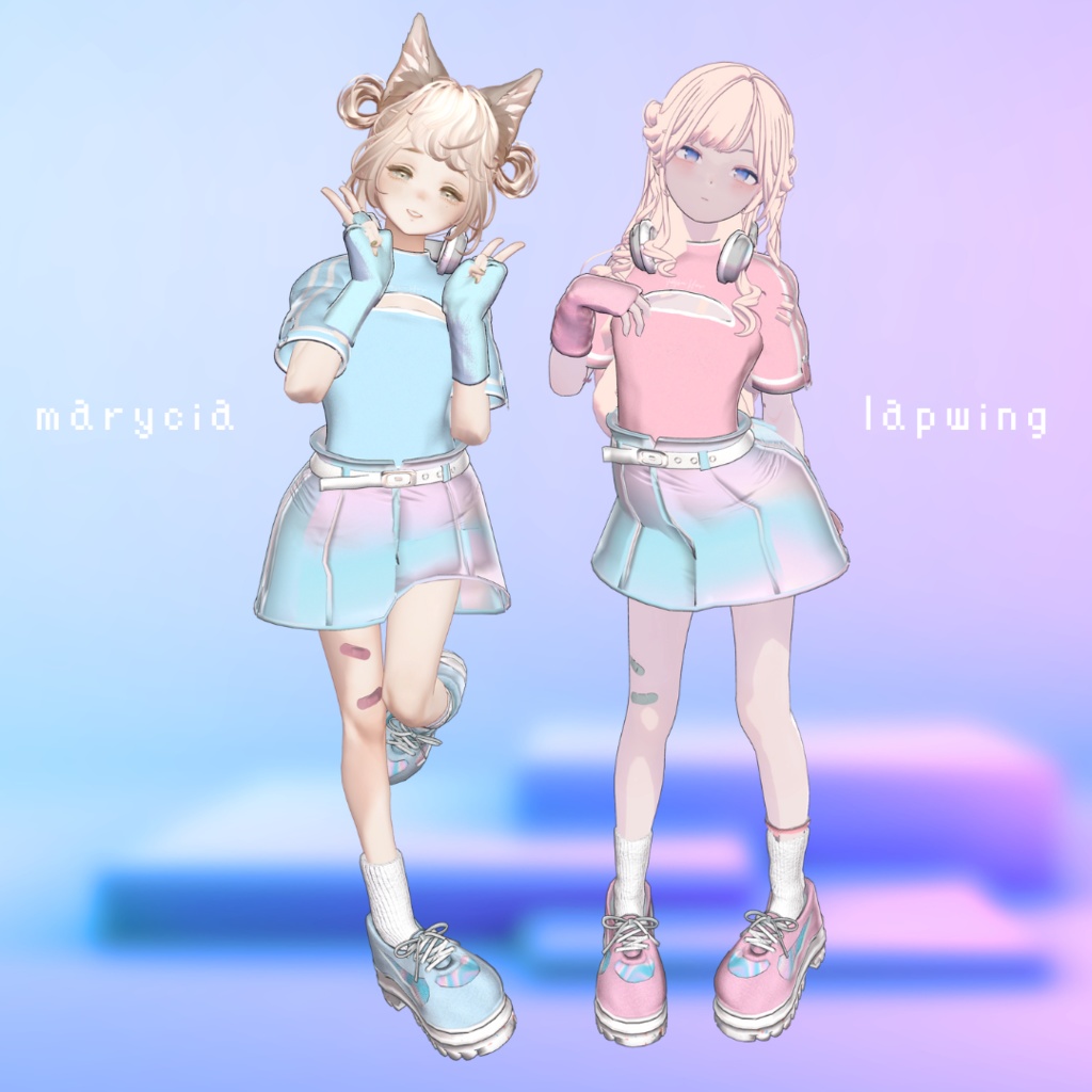 【複数アバター対応】VELOXIA【3D衣装モデル】