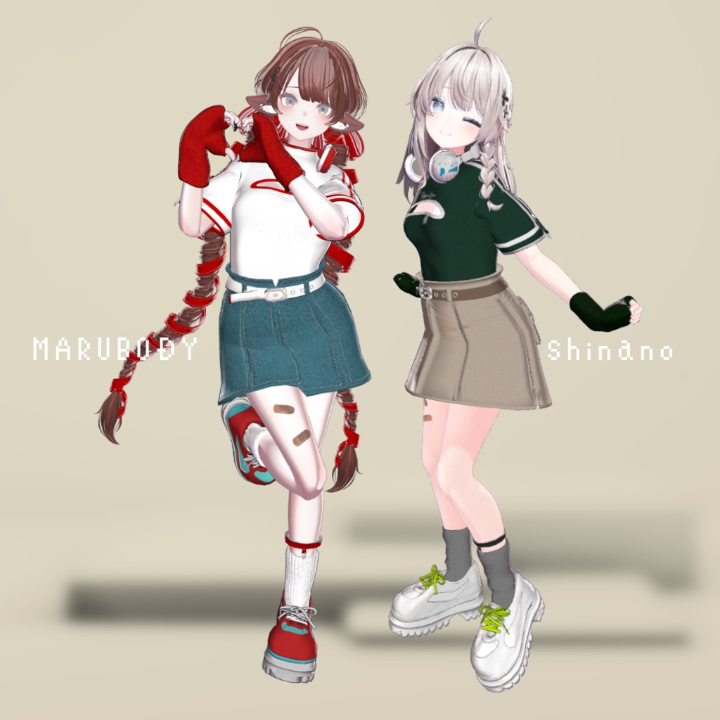 【複数アバター対応】VELOXIA【3D衣装モデル】