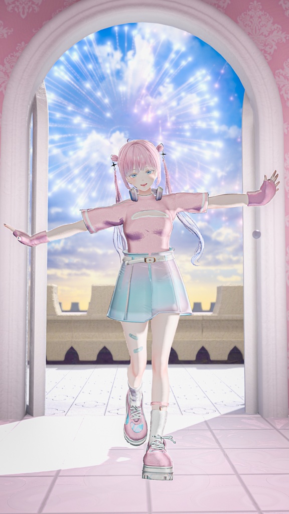 【複数アバター対応】VELOXIA【3D衣装モデル】