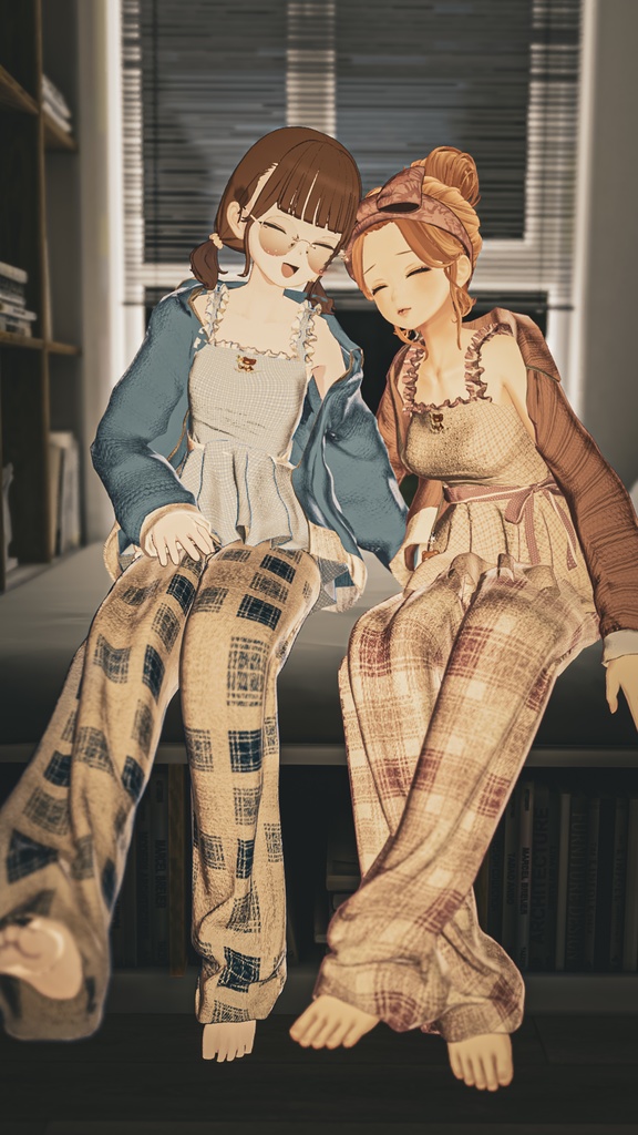 【複数アバター対応】Cuddly Sunday【3D衣装モデル】