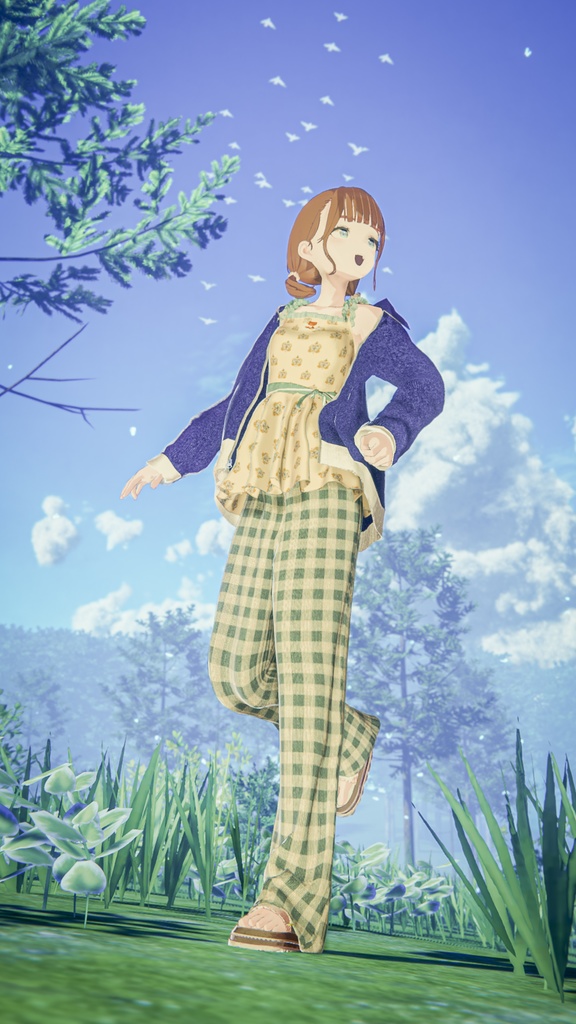 【複数アバター対応】Cuddly Sunday【3D衣装モデル】