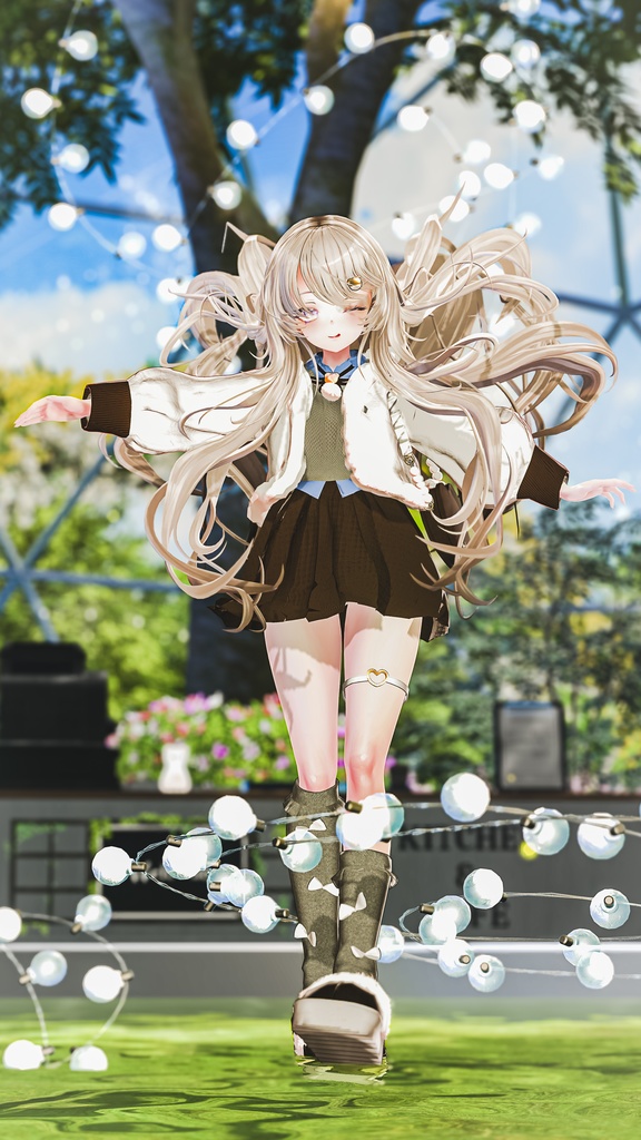 【複数アバター対応】snowbell class【3D衣装モデル】