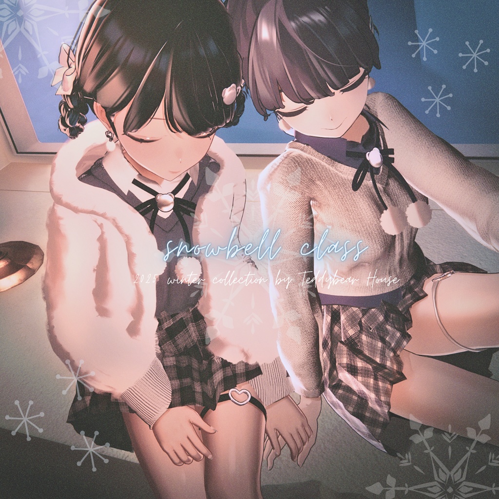 【複数アバター対応】snowbell class【3D衣装モデル】