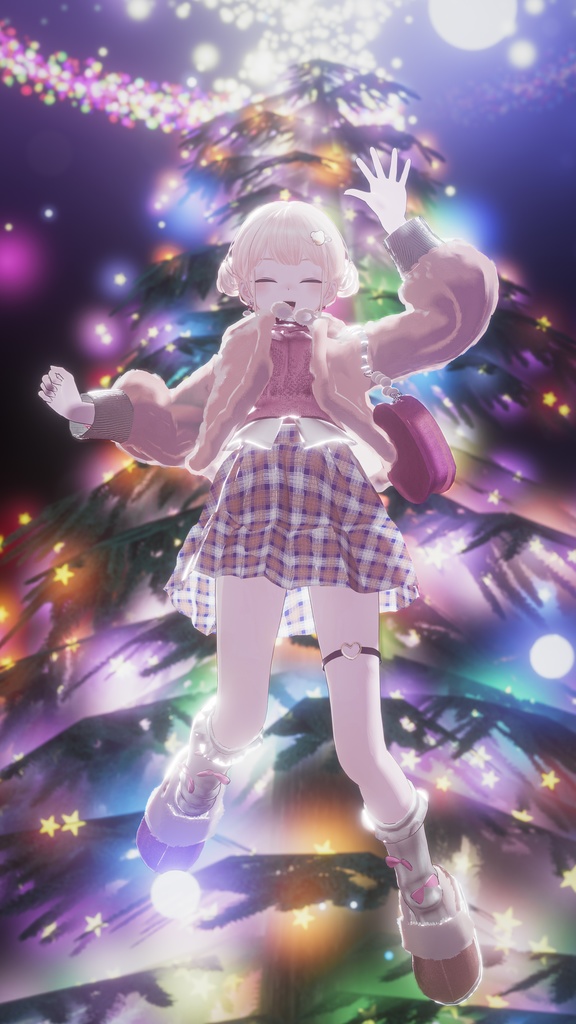 【複数アバター対応】snowbell class【3D衣装モデル】