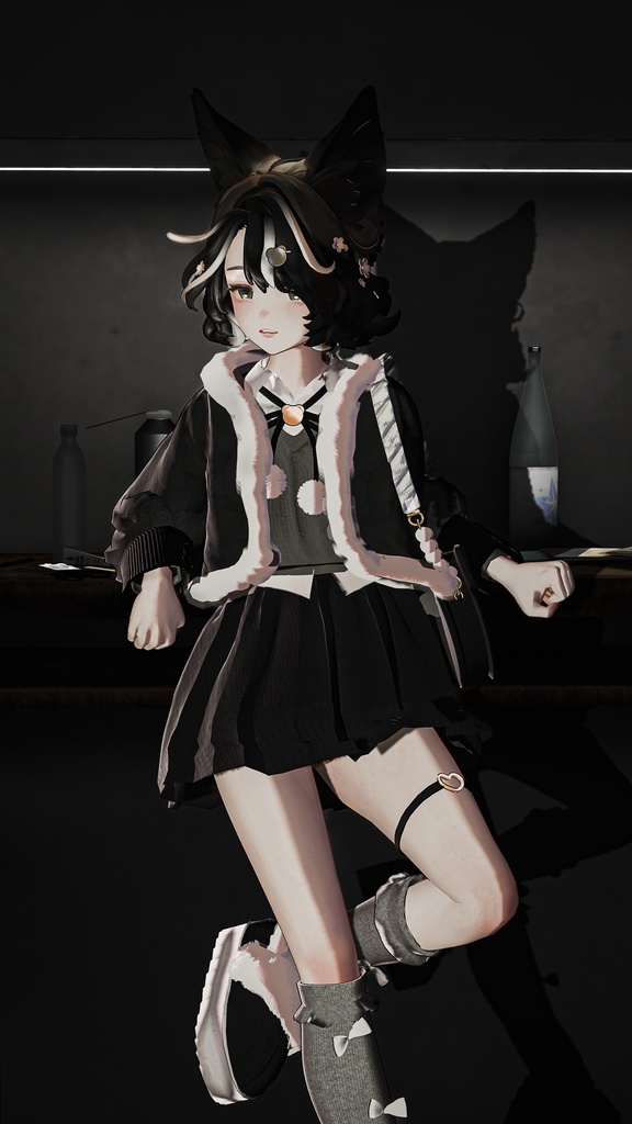 【複数アバター対応】snowbell class【3D衣装モデル】