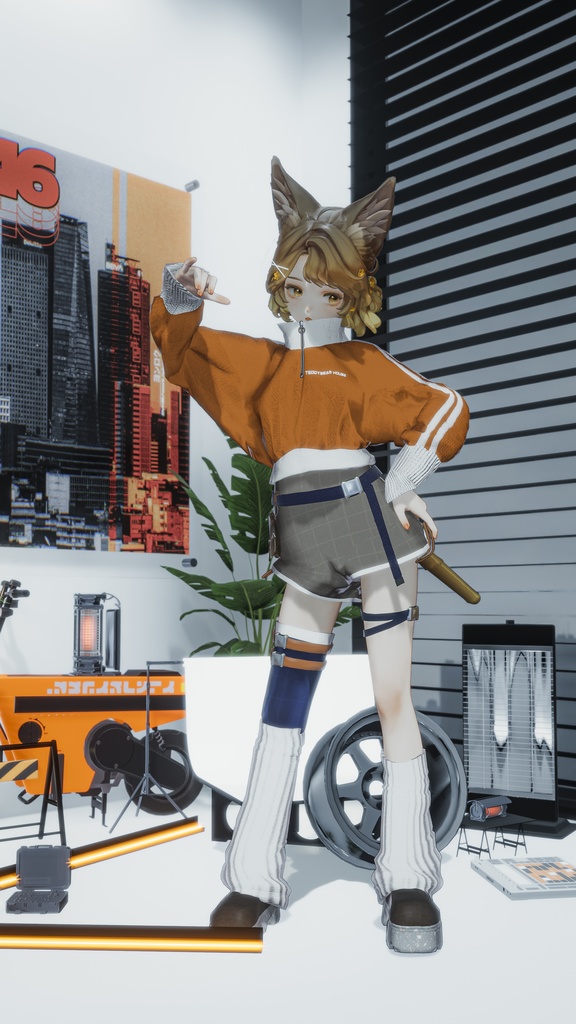 【複数アバター対応】NEOLITH【3D衣装モデル】