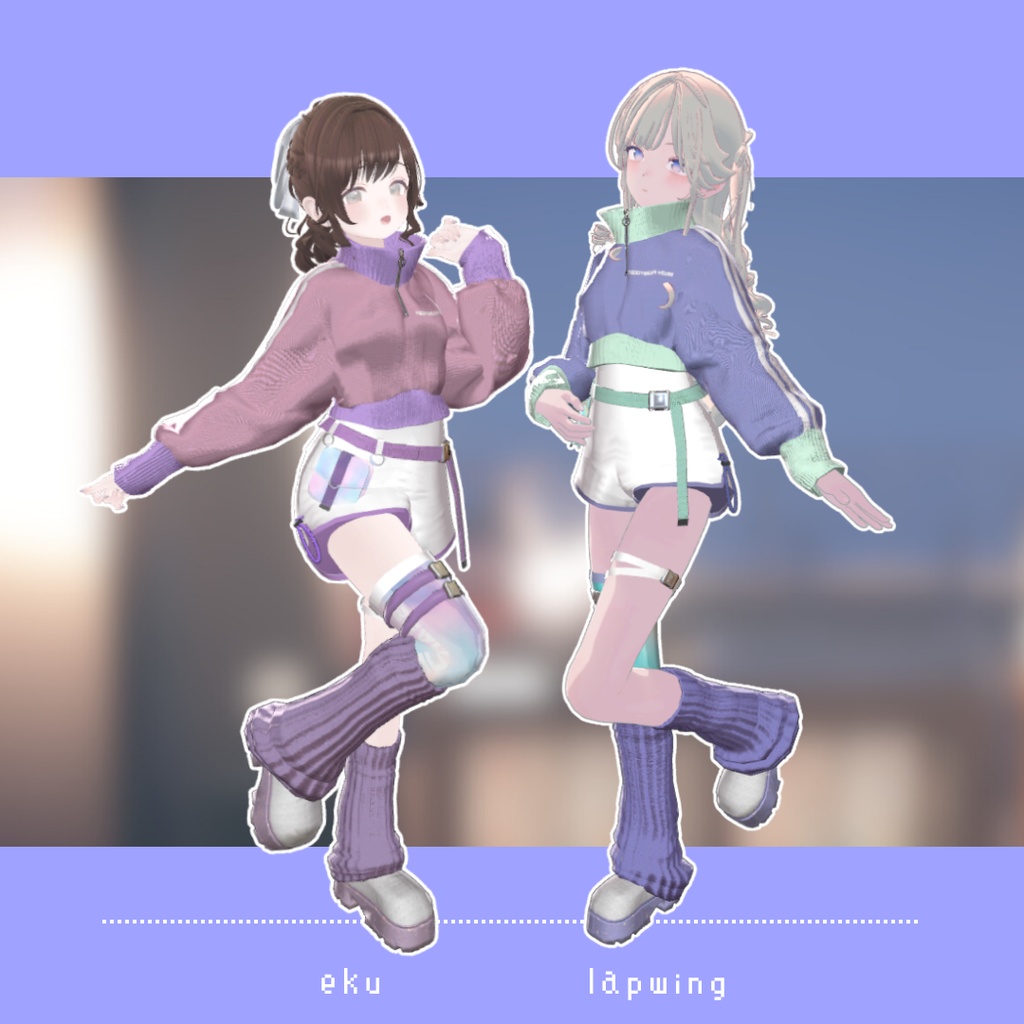 【複数アバター対応】NEOLITH【3D衣装モデル】