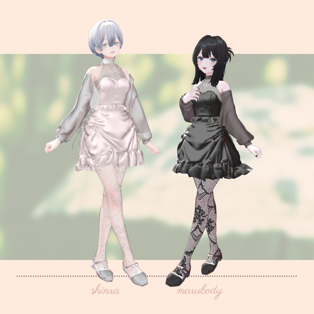 【複数アバター対応】milky prima【3D衣装モデル】