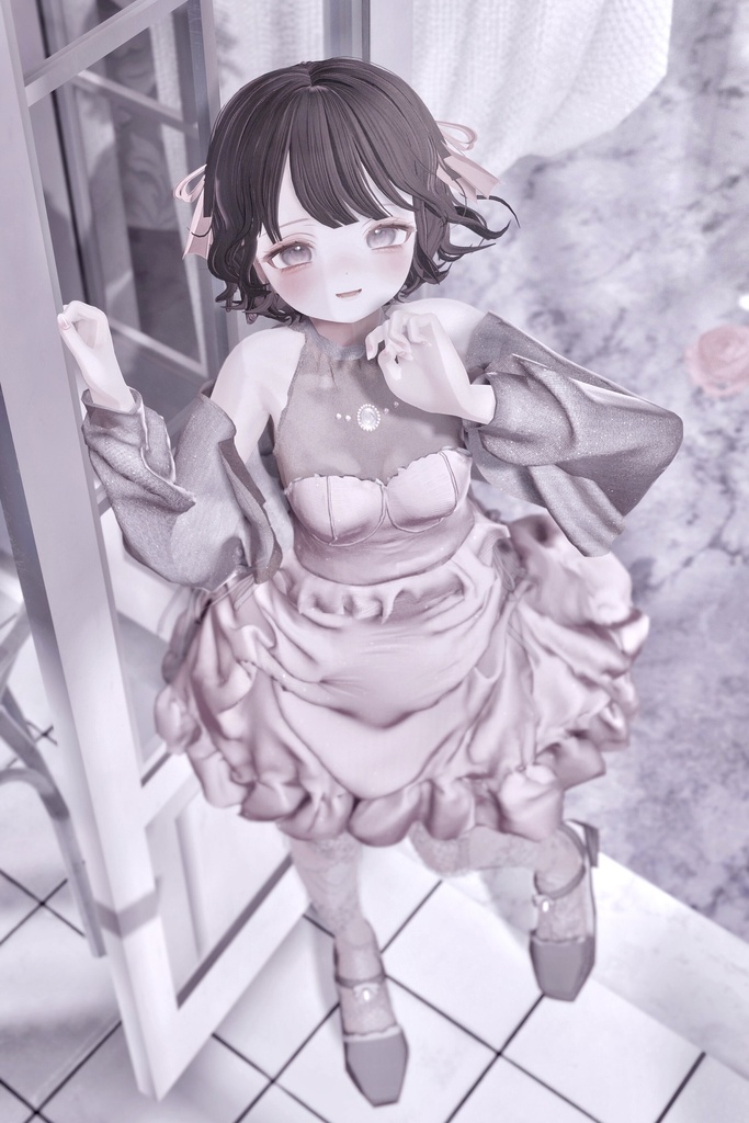 【複数アバター対応】milky prima【3D衣装モデル】
