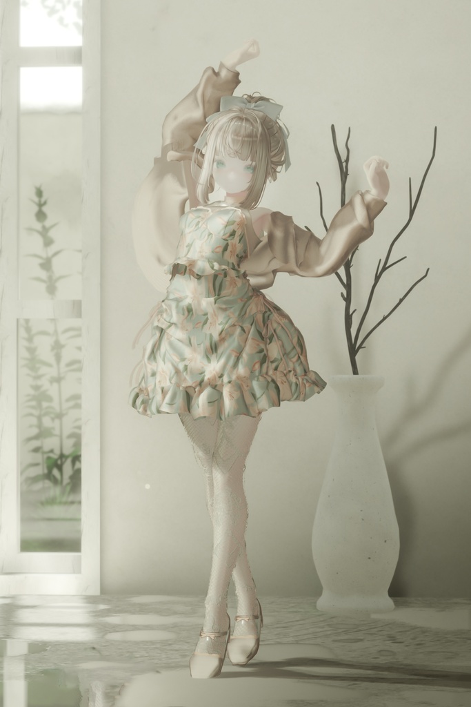 【複数アバター対応】milky prima【3D衣装モデル】