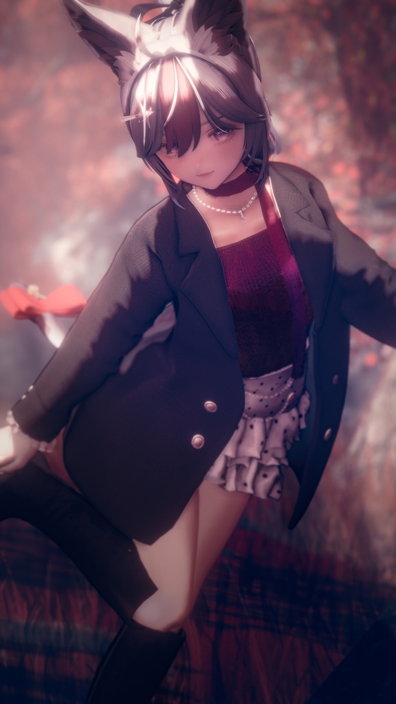 【複数アバター対応】mood haze【3D衣装モデル】