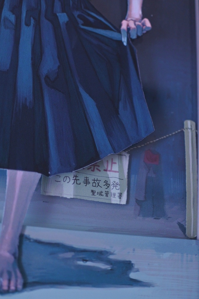 アクリル板4層印刷作品