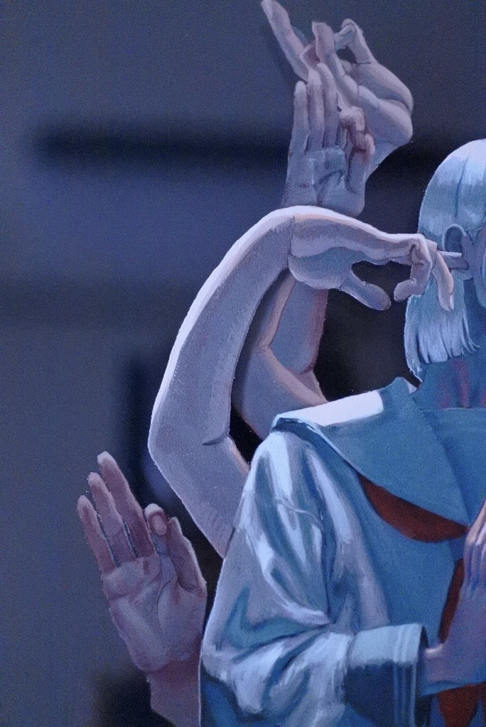 アクリル板4層印刷作品