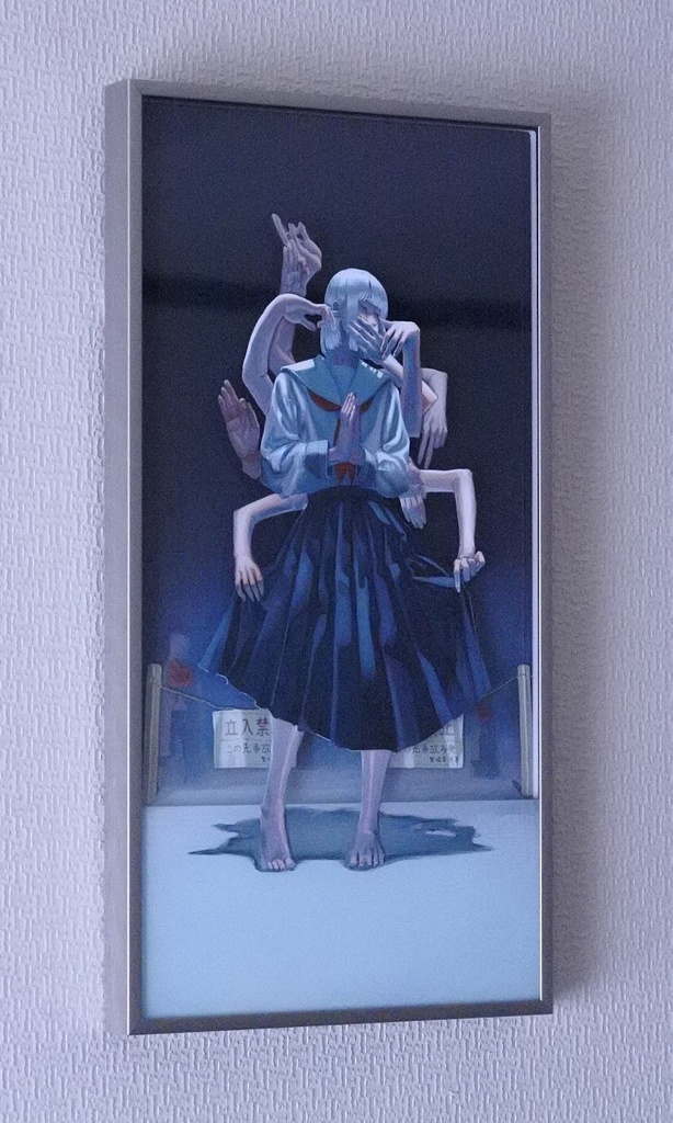 アクリル板4層印刷作品