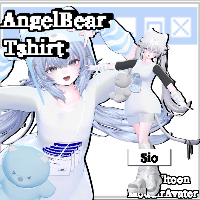 【11アバター対応】AngelBearTshirt