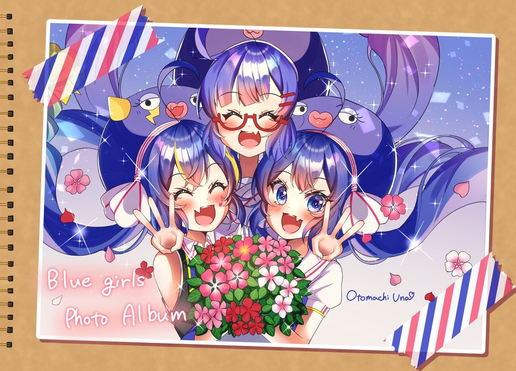 Blue girs Photo Album