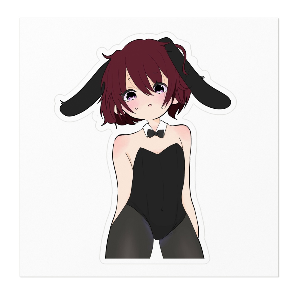 ちえちゃんステッカー(バニーver.)