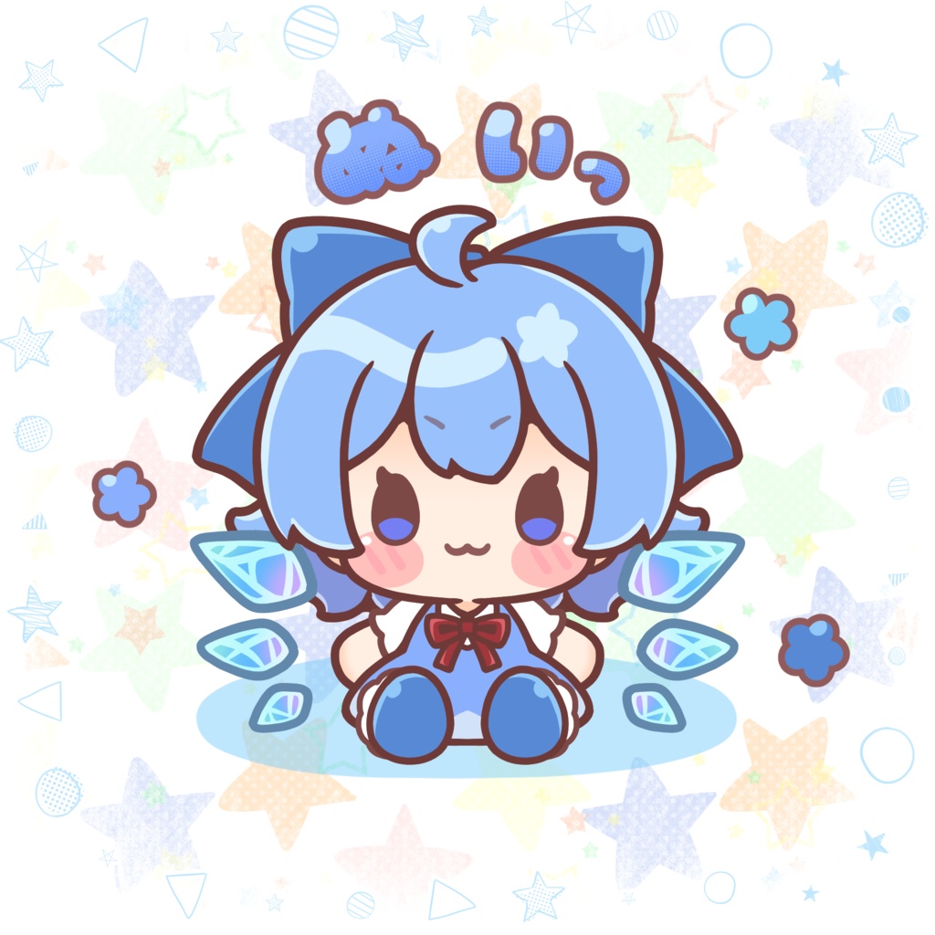 【無料Live2Dモデル】東方project ぬいぐるみ風モデル Live2Dアイテム【VTube Studio対応】