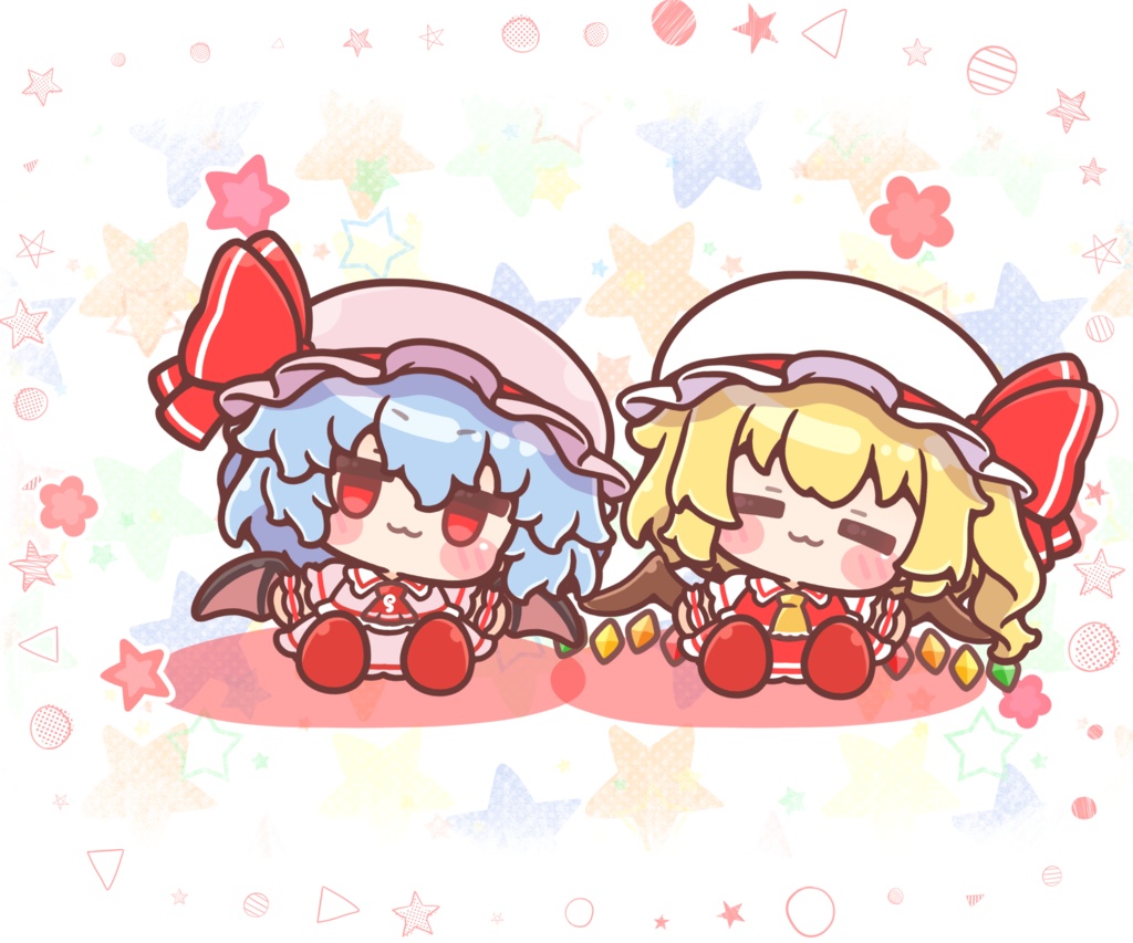 【期間限定無料Live2Dモデルデータ】ぷちスカーレット姉妹【VTube Studio対応!】