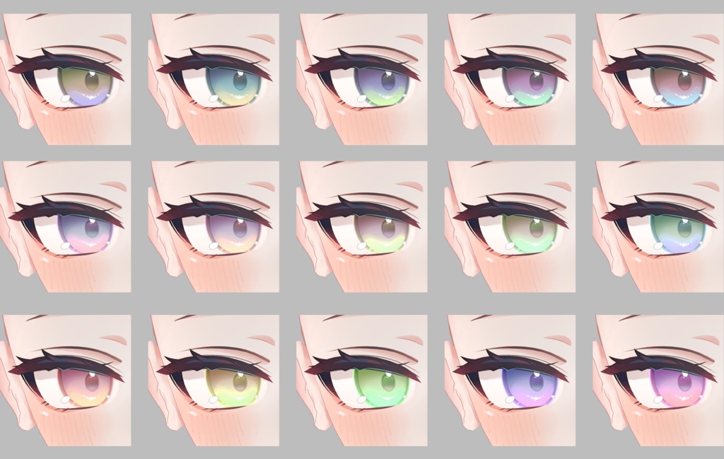 【複数アバター対応】LiteLook ✨eye texture