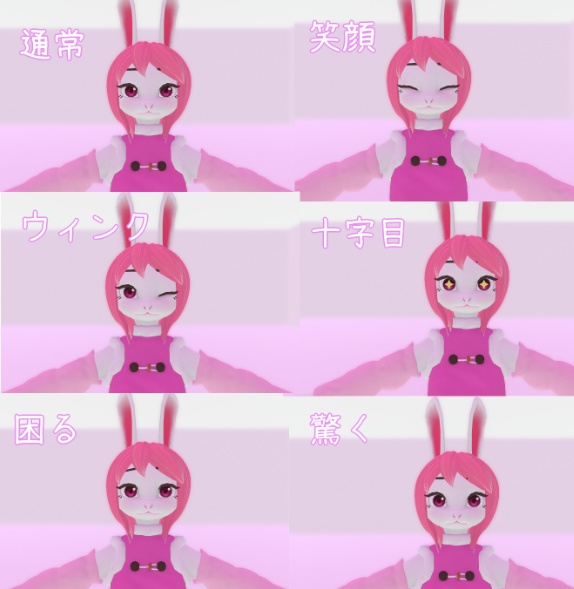VRChat対応モデル Nつ子うさぎ