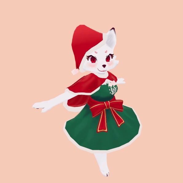 【Quest/Fallback対応】VRChat対応3Dモデル メレンゲ