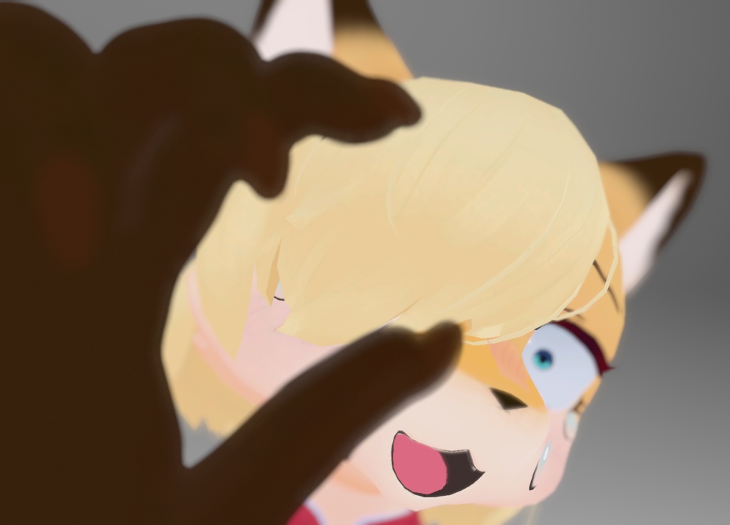 VRChat対応3Dモデル 涙目こはく