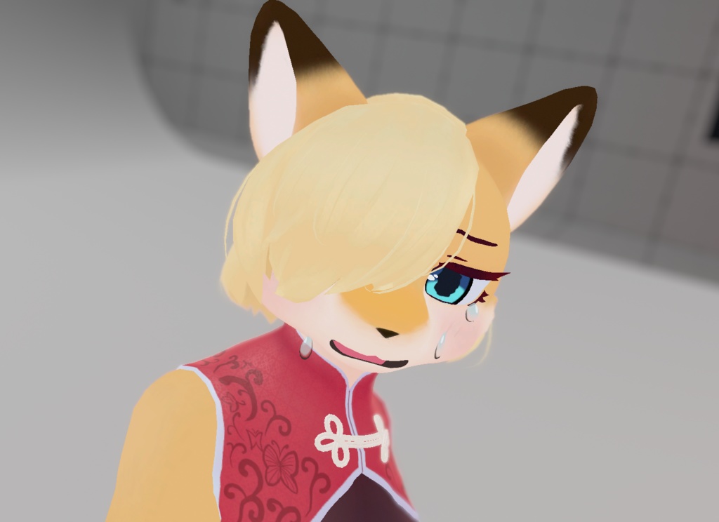 VRChat対応3Dモデル 涙目こはく