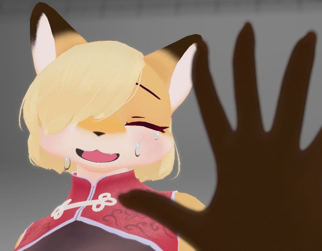 VRChat対応3Dモデル 涙目こはく