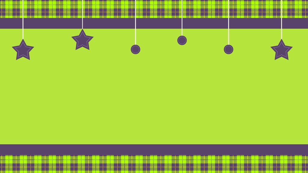 【フリー素材】星とチェック