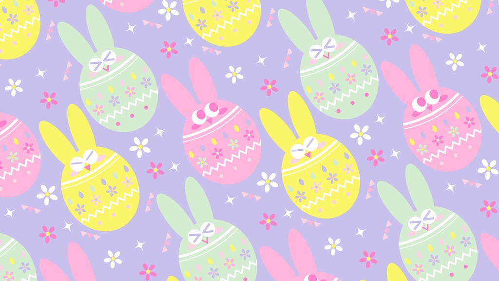 【フリー素材】イースターな背景