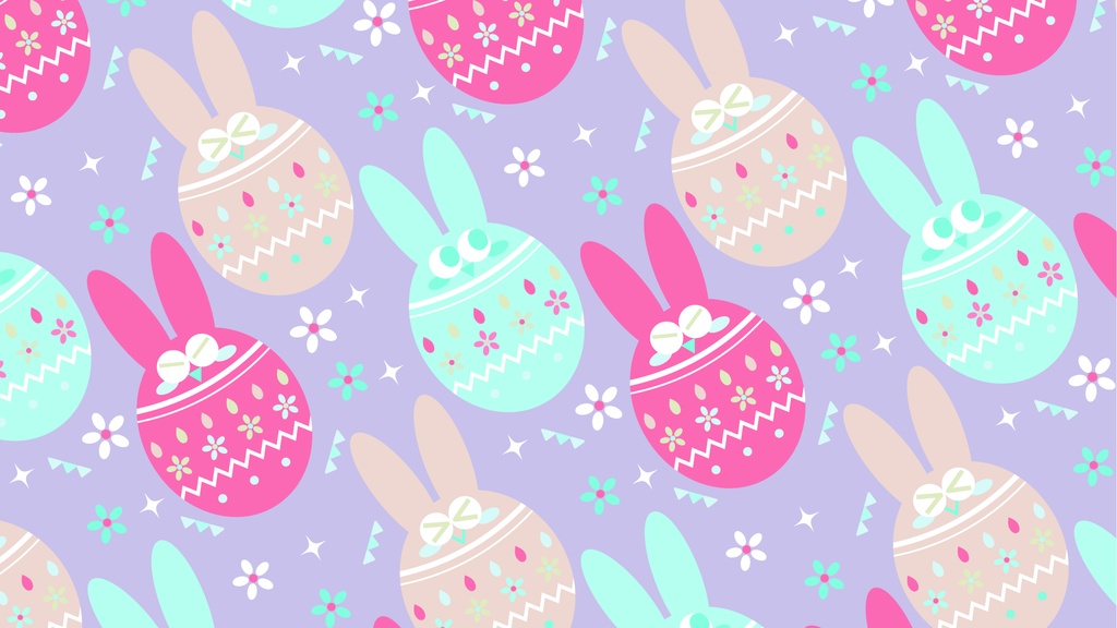 【フリー素材】イースターな背景