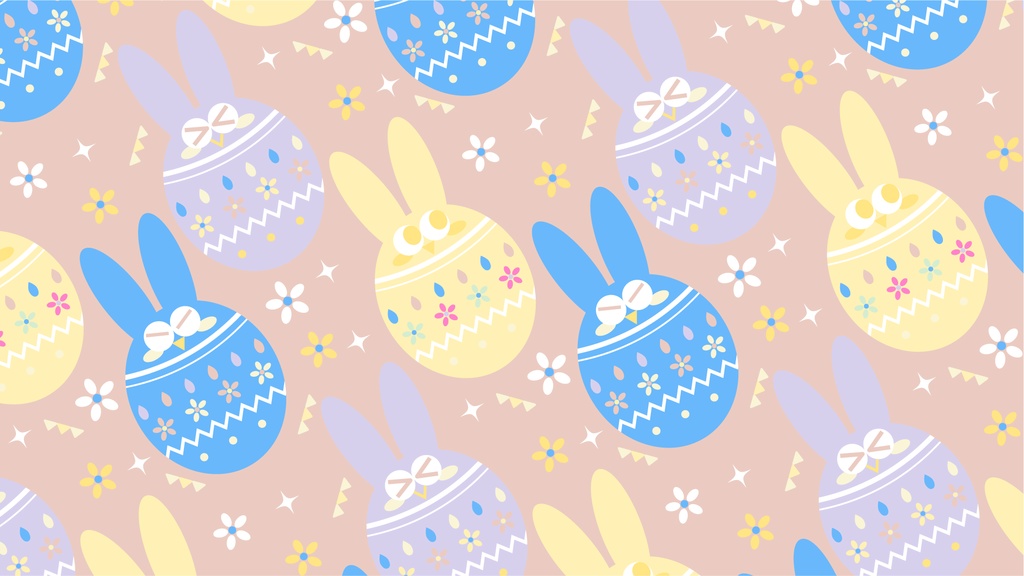 【フリー素材】イースターな背景