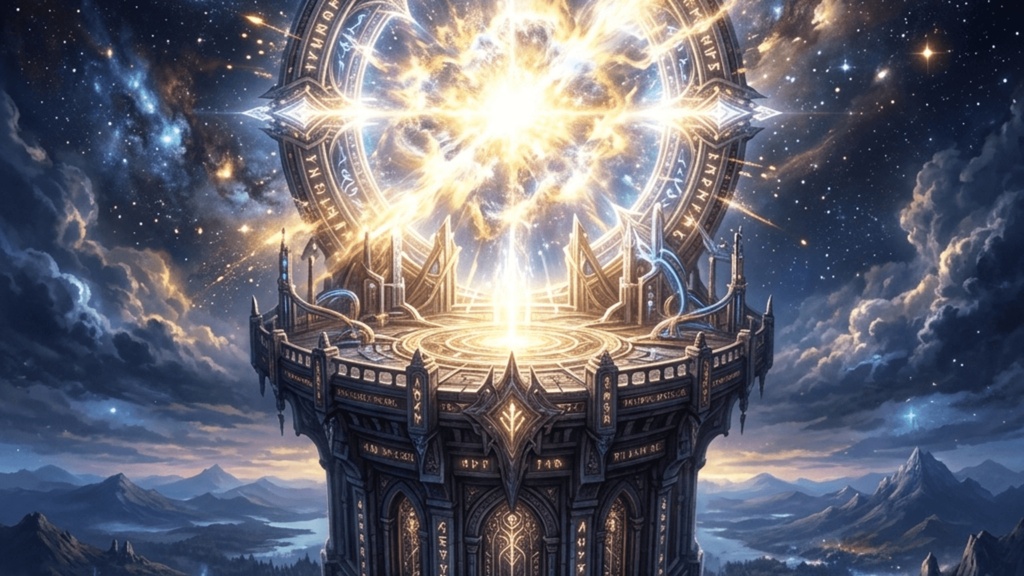 星詠みと神秘の天体魔法塔背景パック Vol.1