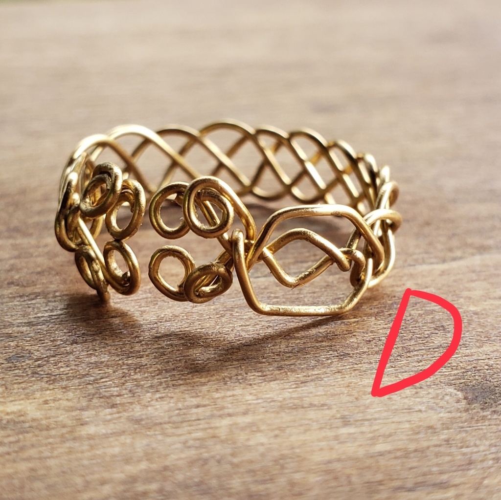 ニットリング(ゴールド)