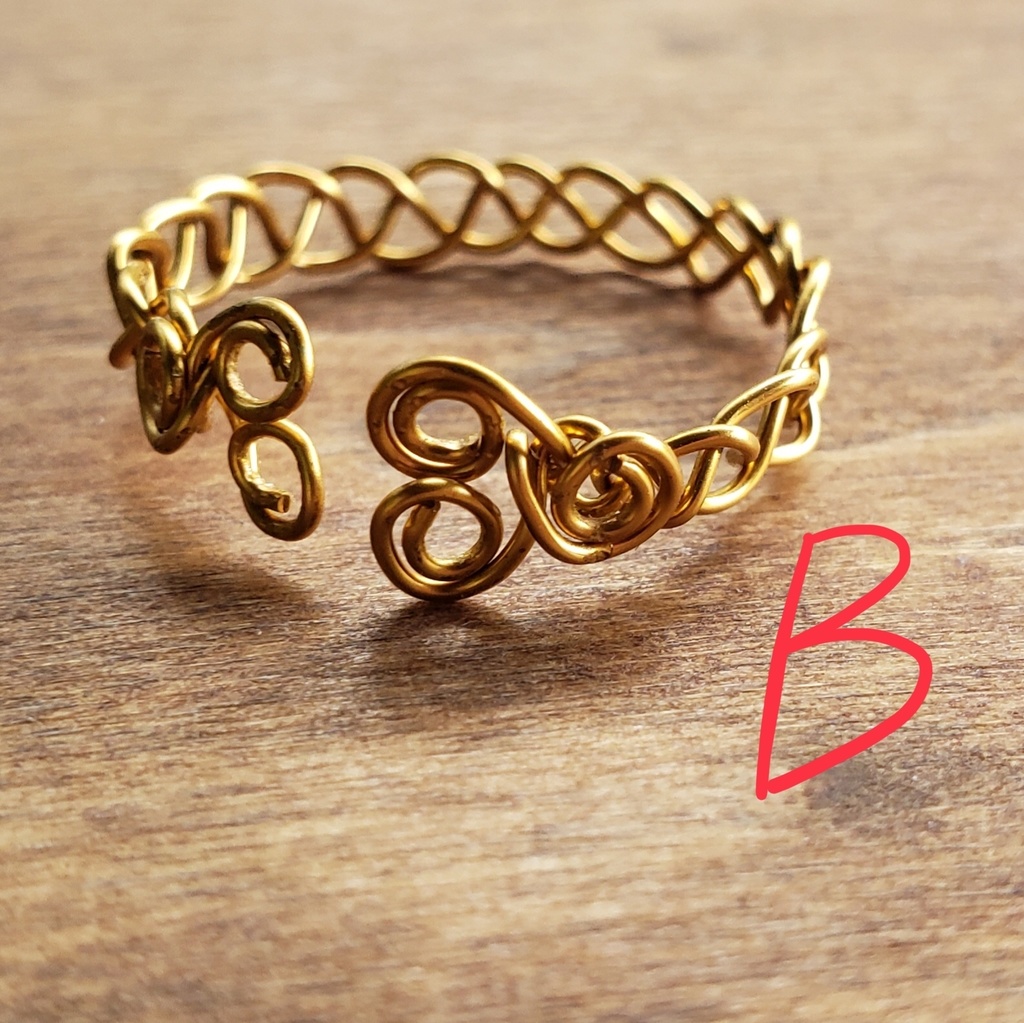 ニットリング(ゴールド)