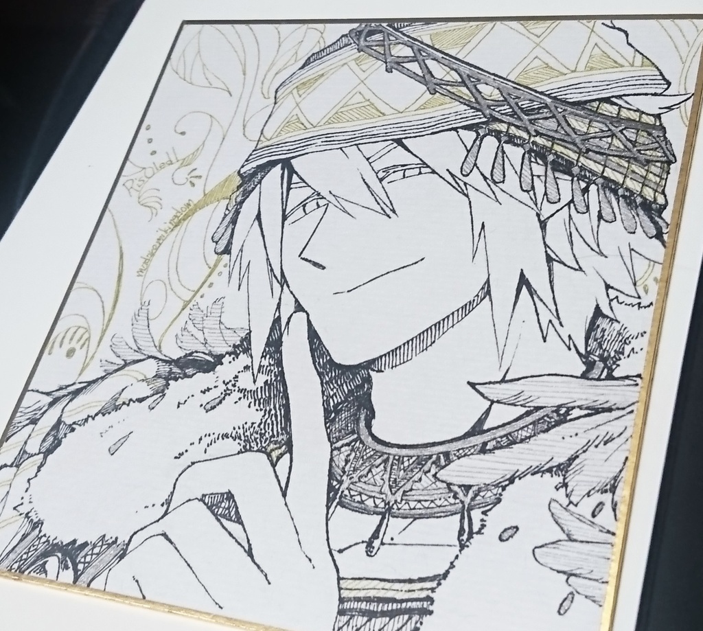 微睡ミニ色紙(リソレドル)