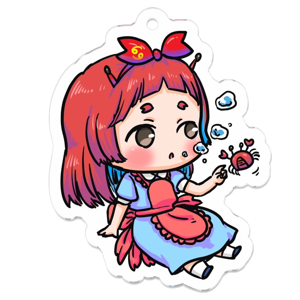 ぷにかわ星座アクキー(かに座)