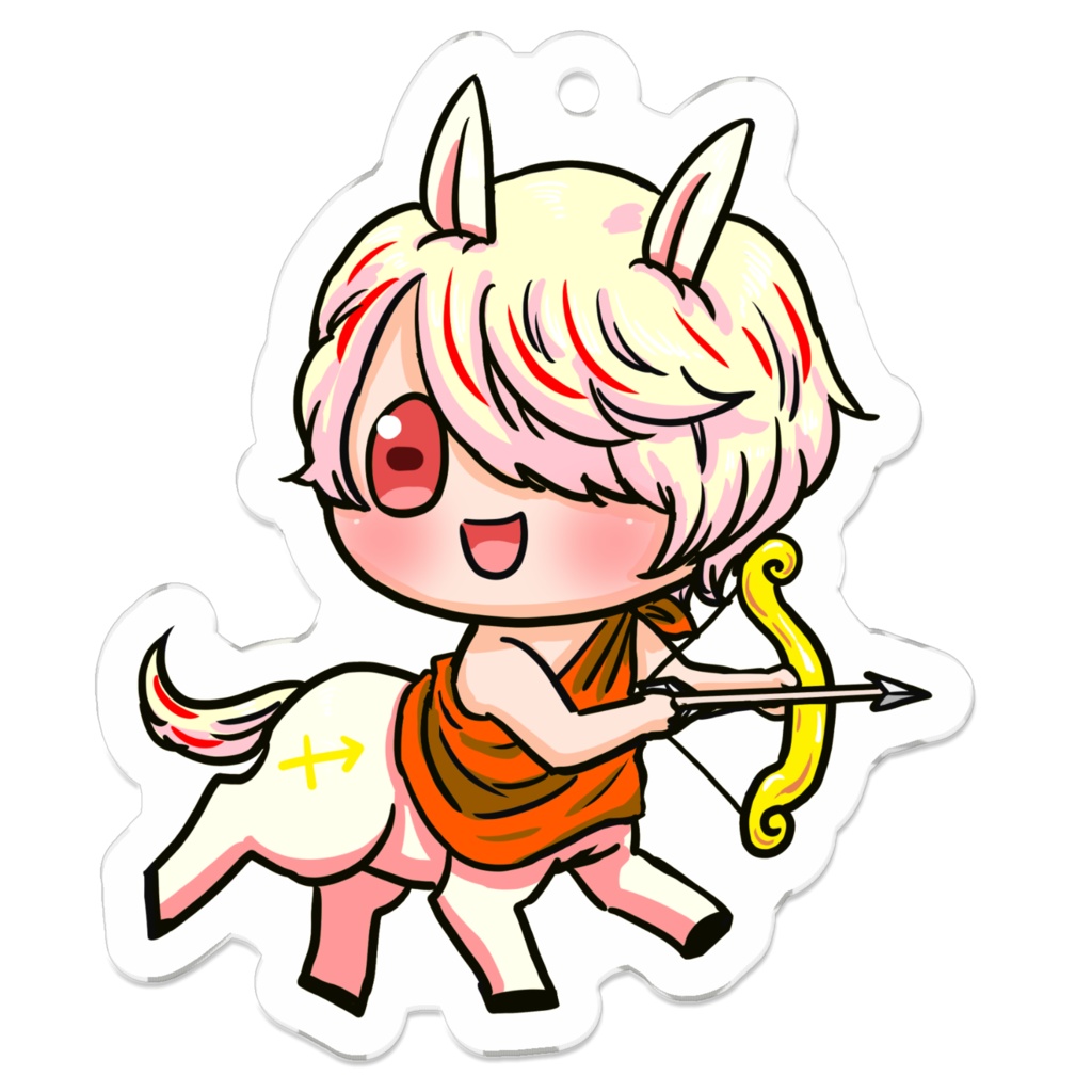 ぷにかわ星座さんのアクキー(いて座)