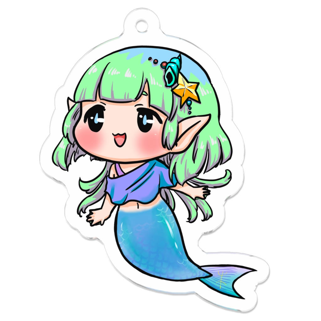 ぷにかわ星座さんのアクキー(うお座)