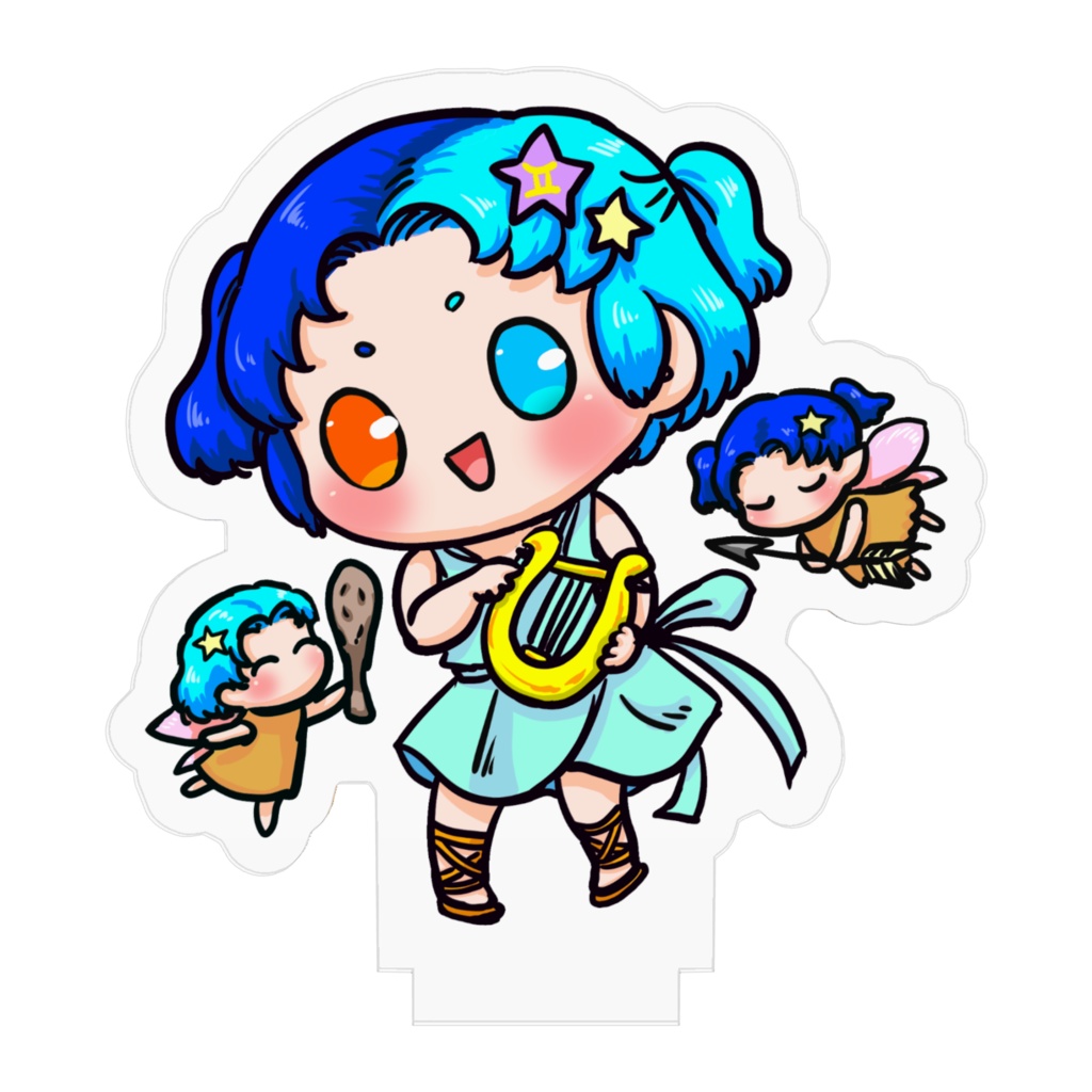 ぷにかわ星座さんのアクスタ(ふたご座)