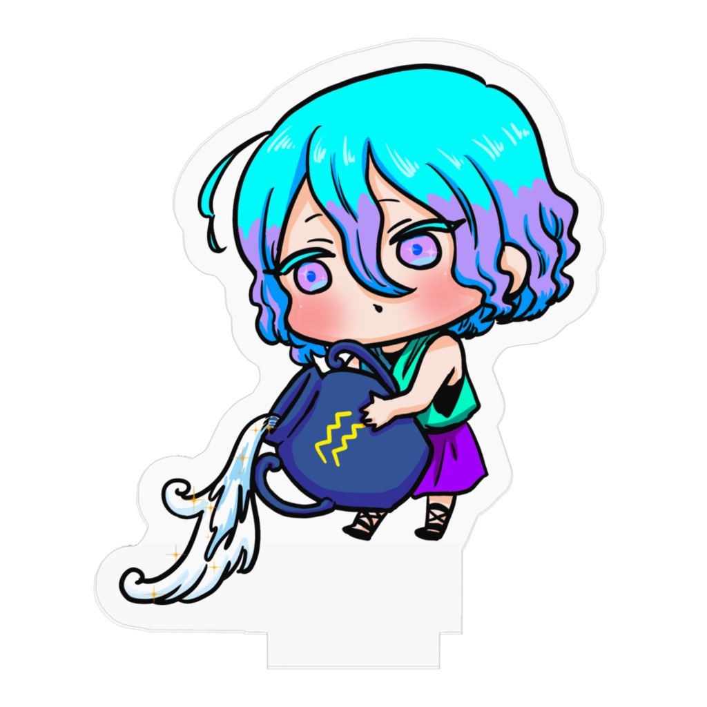 ぷにかわ星座さんのアクスタ(みずがめ座)