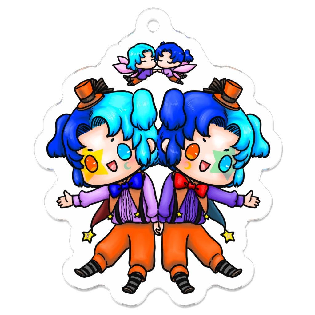 ハロウィンver.ぷにかわ星座さんアクキー(ふたご座)